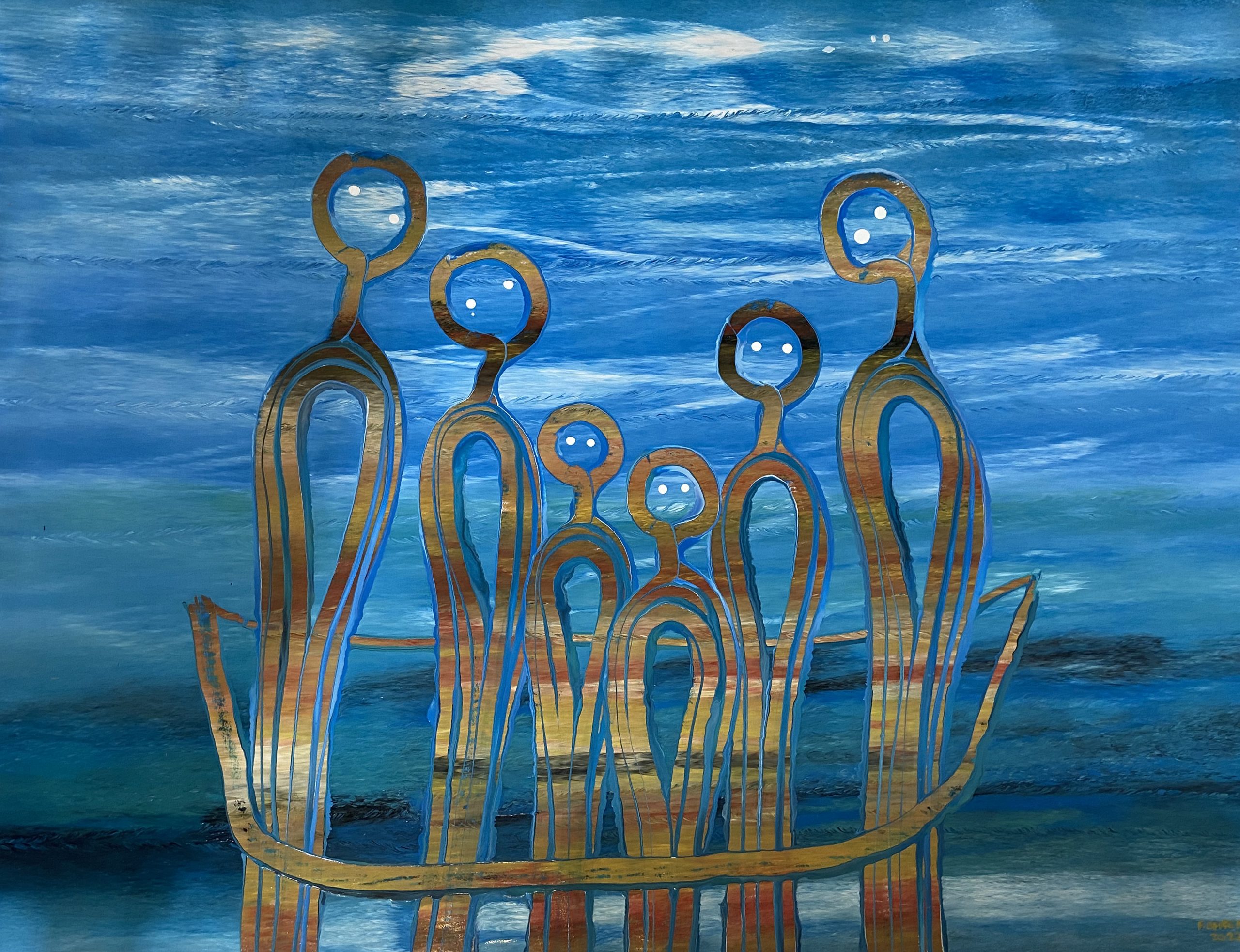 14052022 Families on a cruise - Australian & Oceanic Art Gallery Fiona Omeenyo