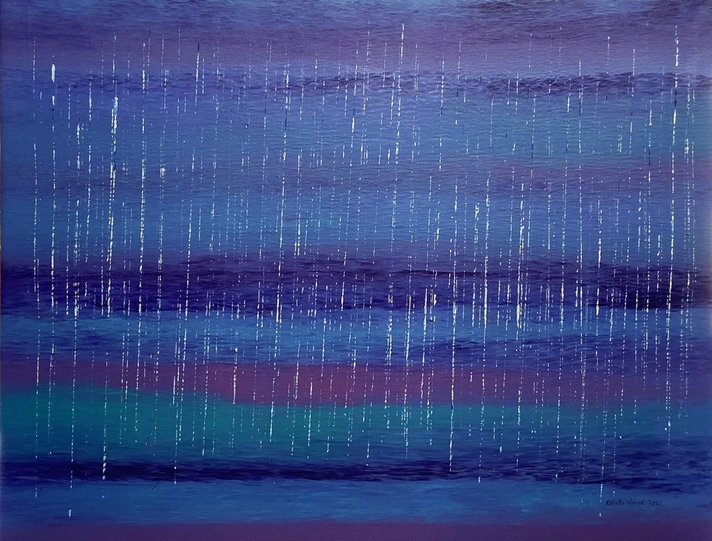 Rosella Namok Stinging Rain…Out at Sea Australian & Oceanic Art Gallery